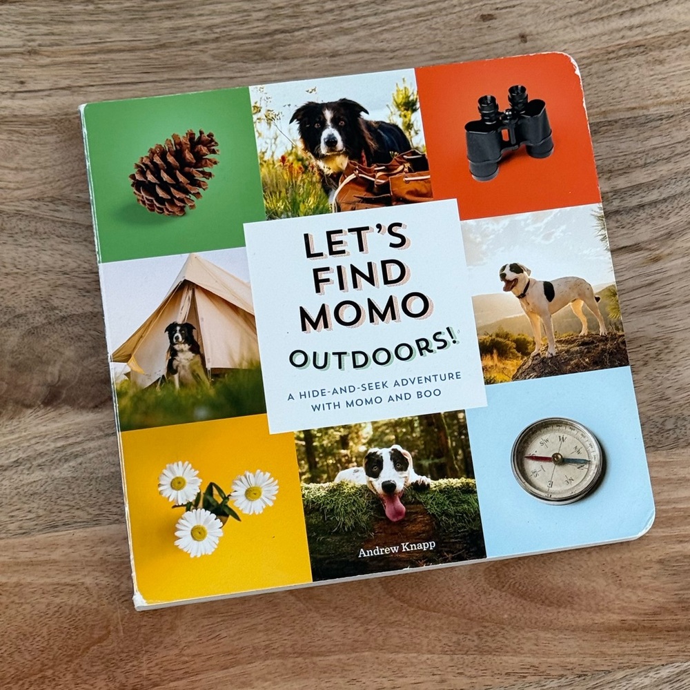 Let’s Find MoMo Outdoors Board Book